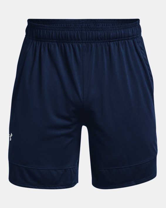 Men's UA Training Stretch 7" Shorts, Navy, pdpMainDesktop image number 4